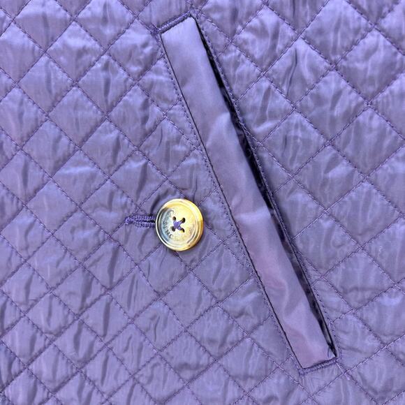 Orvis Vest Women's Size L 14/15 Purple Diamond Quilted Vest Gorpcore Trekking - Picture 4 of 9